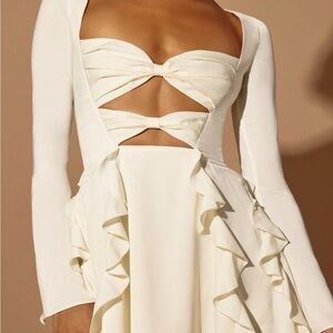 Ohpolly Adira long sleeve bow dress